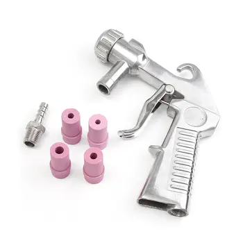 

Air Sand Blaster Siphon Feed Blast Gun Sandblasting Gun Set with 4pcs Ceramic Tips for Abrasive Sand Blaster Blasting