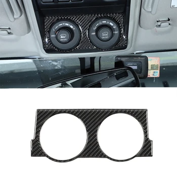 

Four-Wheel Driving Switch Panel Decoration Stickers for Toyota 4 Runner 2010-2019 Car Interior Accessories Real Carbon Fiber