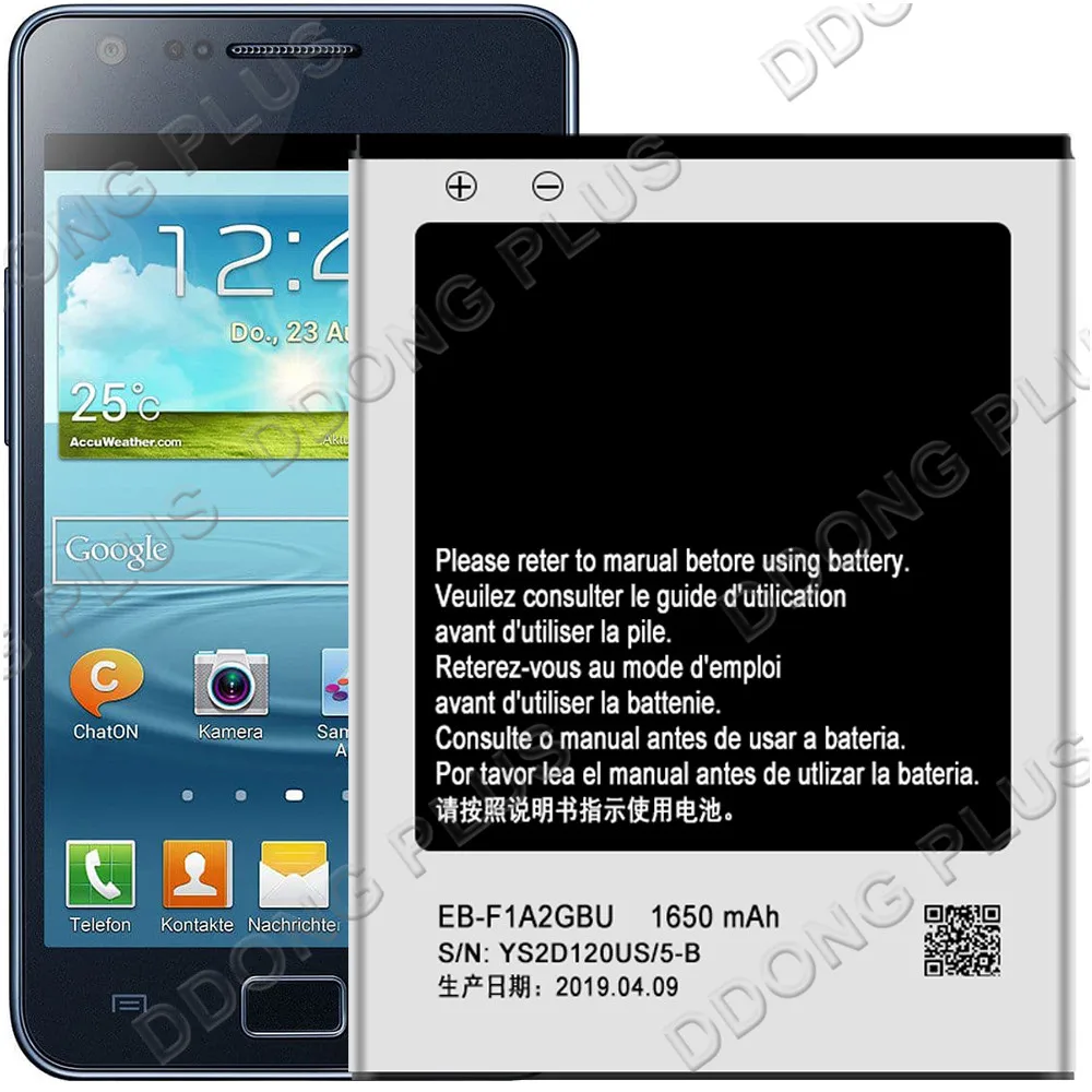 EB-F1A2GBU аккумулятор для Samsung Galaxy S2 GT-I9100 i9105 запасная часть замены аккумулятора |