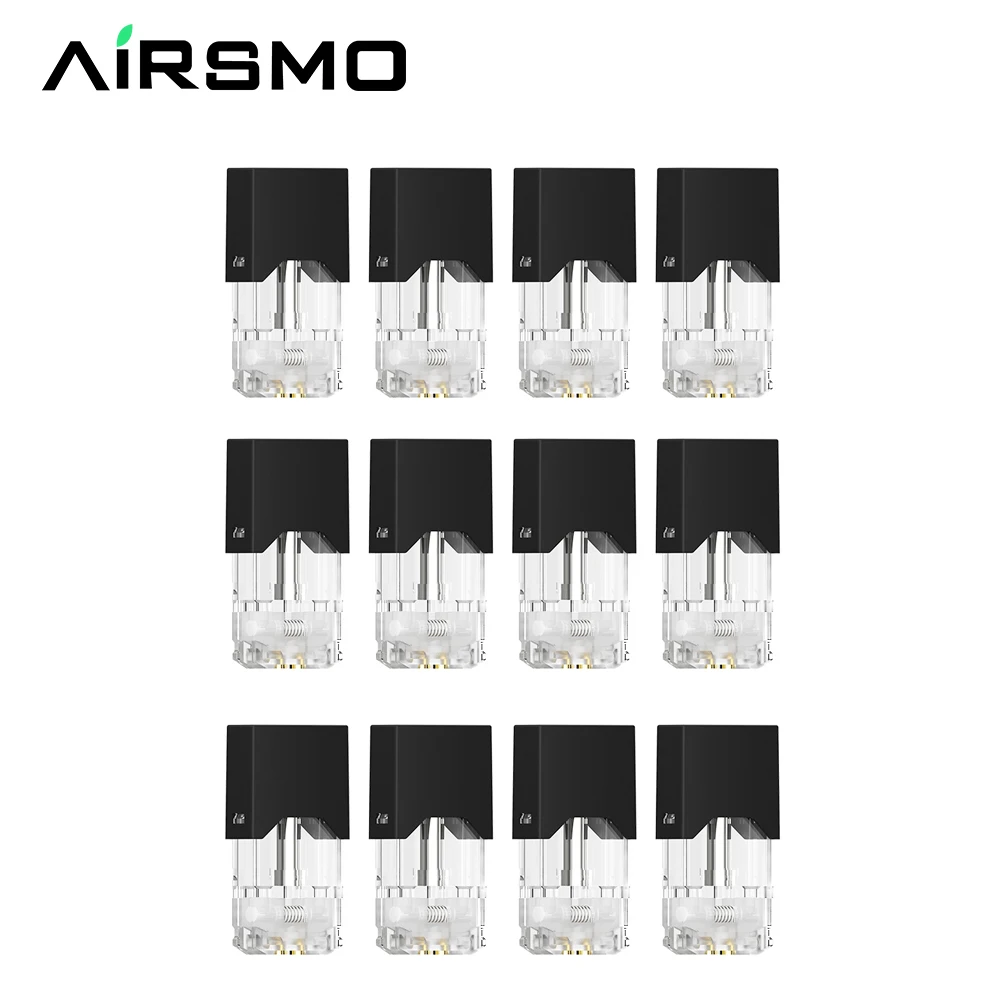 12 Pieces Vape Pod Для Juul Vape Pod 24 шт картридж 0,7 мл емкость Vape Pod картридж с Ом хлопок Vape ручка распылитель pods - Цвет: 12 Pieces Vape Pod