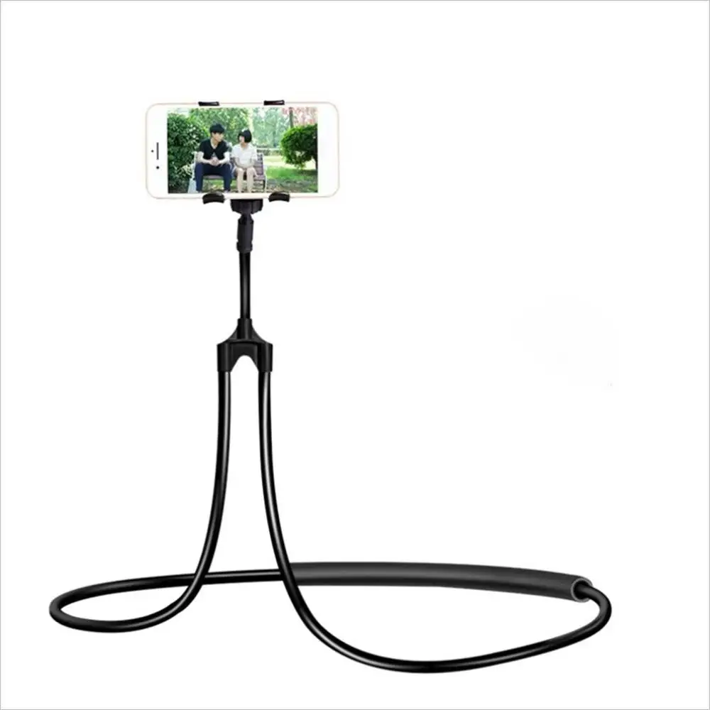 Universal Lazy Cellphone Holder Hanging Neck Free Rotating Mobile Phone Mount Stand Necklace Cell Phone holder car Universal Lazy Cellphone Holder Hanging Neck Free Rotating Mobile Phone Mount Stand Necklace Cell Phone holder car