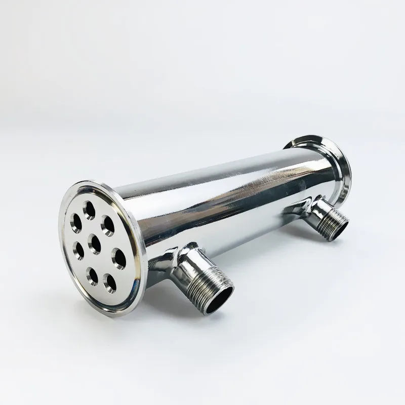 2&quot 51mm(OD64mm) Dephlegmator Reflux Distiller Condenser. Length 200mm With 1/2&quot Male Tread Sanitary Steel 304 | Обустройство