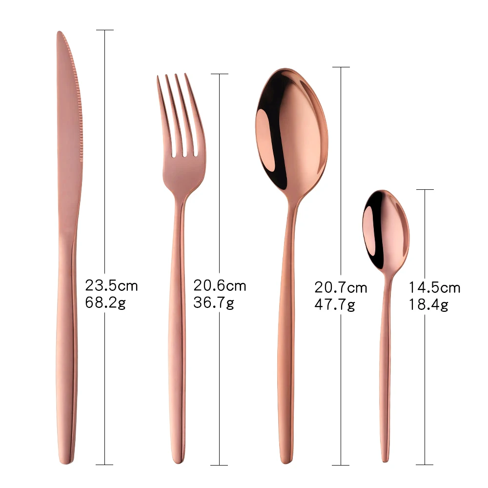 Rose Gold 1Set