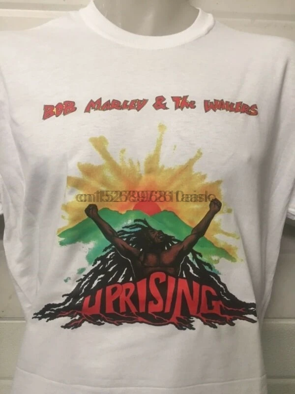 

BOB MARLEY UPRISING T SHIRT and the wailers reggae artist vinyl poster cd