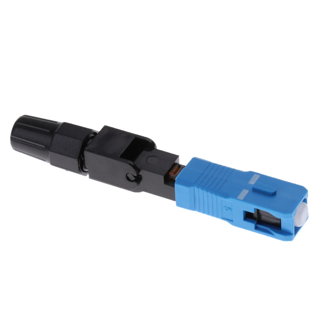 10Pcs Embedded Type Fast Fit SC UPC Fiber Quick Fast Optic Connector for CATV Network