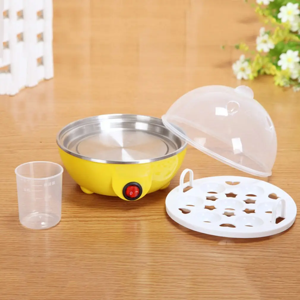 Multi-function Electric Egg Cooker 7 Eggs Capacity Auto-off Fast Egg Boiler Steamer Cooking Tools Kitchen Tools
