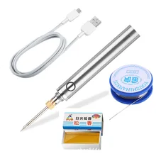 3.8v 15w mini ferro de solda elétrica ferramenta de solda de carregamento usb sem fio portátil ferro de solda elétrica reparação retrabalho