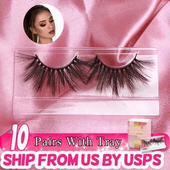 

NEW 10 Pairs Faux Mink Hair False Eyelashes Natural Thick Long Wispies Lashes Cruelty-free Criss-cross Eyelashes maquiagem