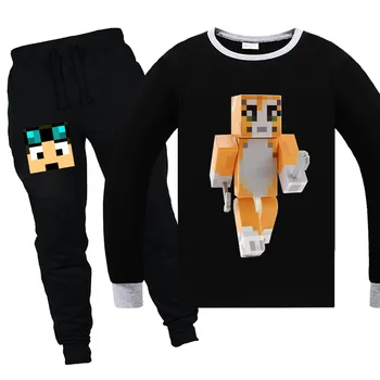 

Autumn Hot Sale Baby Boys Trousers Outfit Cartoon Sweatshirt Tops+ Pants Outfits 2pcs Set Toddler Kids Boy Clothes