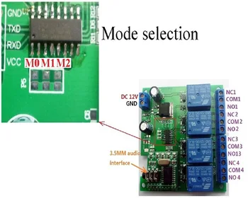 

CE023 DC 12V DTMF MT8870 Phone Voice Decoder Control Momentary Toggle Latch Delay Timer Multifunction Relay Remote Module