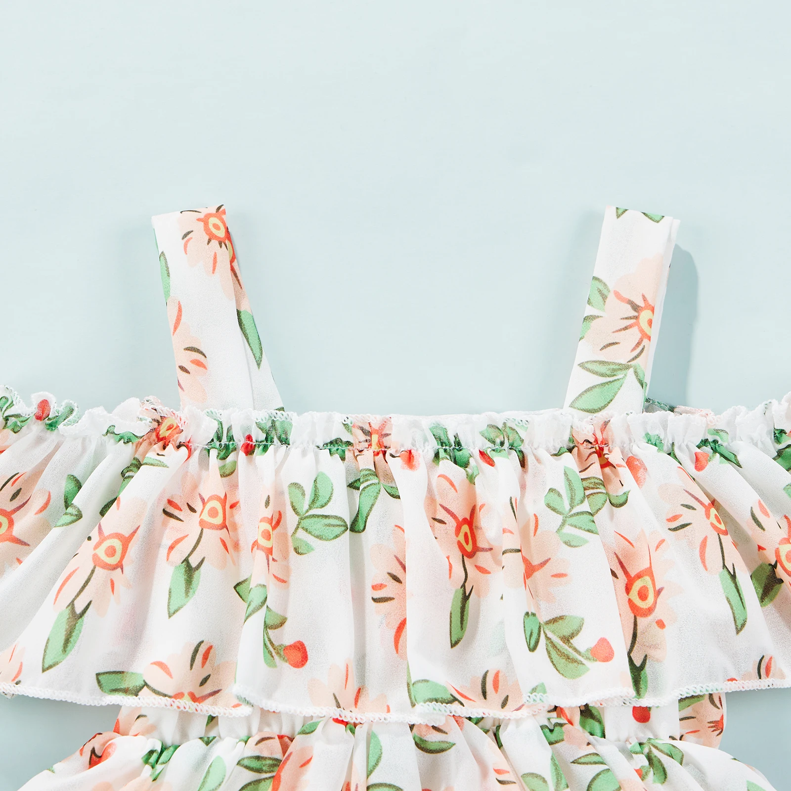 Jessicapeaches 2022 Christmas 2022 0 3Y Boho Kids Baby Girls Dress Floral Print Off Shoulder Short Sleeve  Ruffle Princes Tulle Loose Tutu Dress|Dresses| - Aliexpress