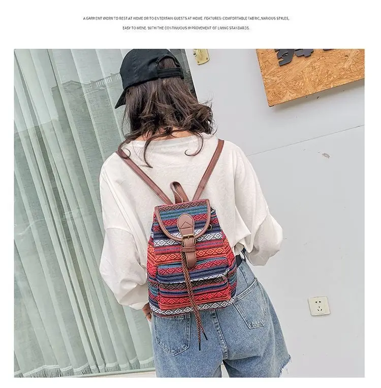 bohemian backpack bag bags women's backpacks women shoulders bag purses (37)