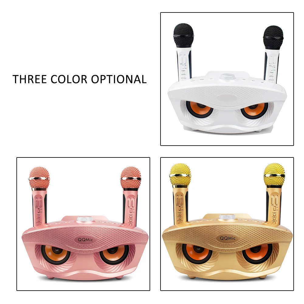 Портативный Bluetooth KTV караоке плеер перезаряжаемый Домашний Беспроводной Динамик-Усилитель Поддержка Tf карты Fm Aux вход открытый динамик