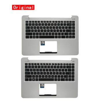 

New Laptop Keyboard for Asus K401 A401 A400U K401L K401LB U4000 Palmrest Bezel Upper Case Cover Shell With Speaker