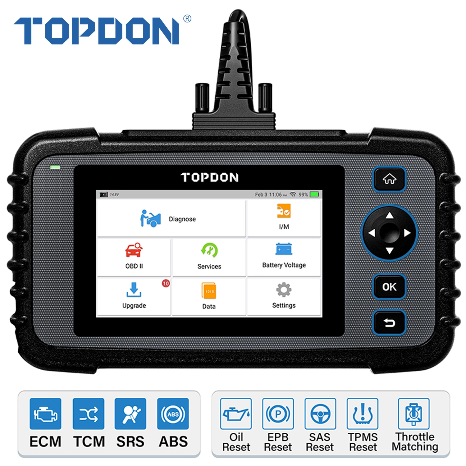 Tanio TOPDON ArtiDiag600 OBD2 narzędzie diagnostyczne do samochodów