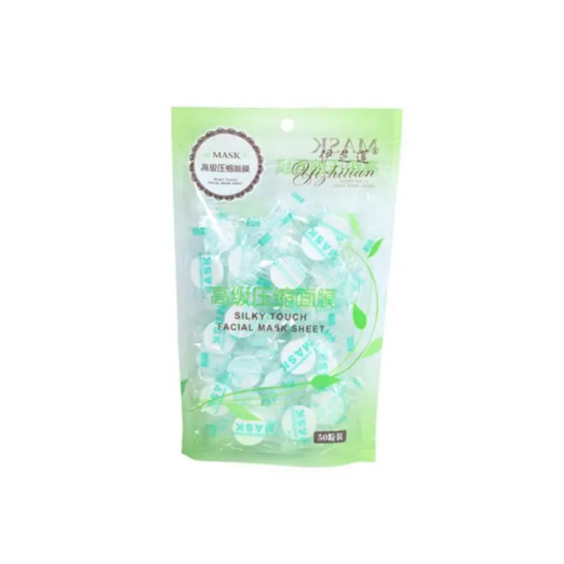 20Pcs Compressed Face Mask Portable Facial Moisturizing Mask Portable Disposable Face Mask - Цвет: 50