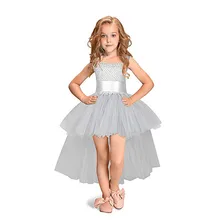 Нарядное фатиновое платье-пачка принцессы с хвостом Ласточки для маленьких девочек костюм для девочек Детские платья для свадебной вечеринки