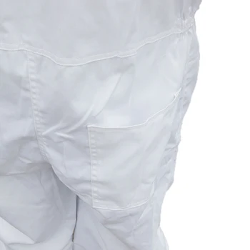 

XXL Professional Full Body Beekeeping Suit Protective Clothing W/ Veil Hood Veil Design Prevents You From Being Hurt By Bees