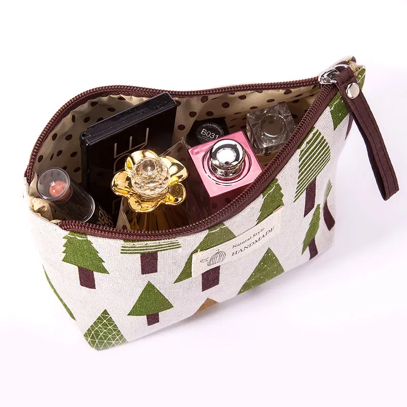 

DAODAO Multifunctional Storage Bags Card Key Phone Bag Toiletry Bag Zipper Coin Purse Cosmetic Storage Canvas Material Organizer