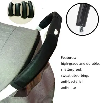 

2020 Baby Pram Handle PU Leather Pushchair Stroller Armrest Case Protective Cover For Babyyoya Yoya Pram Stroller Accessories