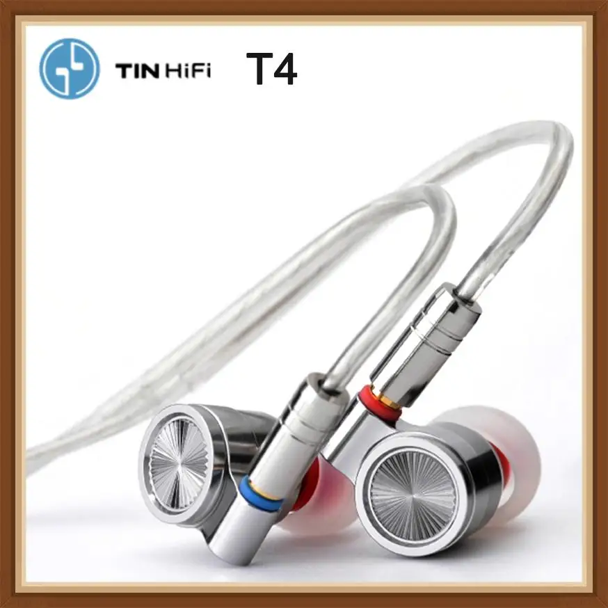 

Tinhifi T4 10mm CNT Dynamic Driver HIFI Audio Music Monitor DJ In-ear Earphone IEM MMCX Cable Easy To Drive Earbuds