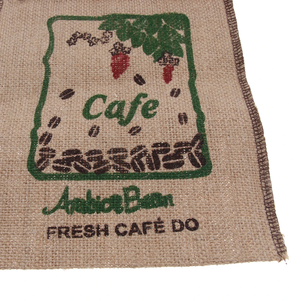 12.6x7.5 inch Large Burlap Bags with Drawstring Burlap Coffee Bean Bags Potato Race Bags 1 Lbs Linen Storage Jute Bag Hevy Duty