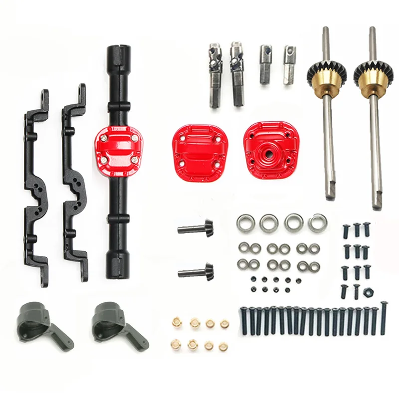 

for MN Model 1:12 D90 D91 4X4 Front Rear RC Car Spare Parts Upgrade Metal Axle Housing Differential Gear Set Replacement Accesso