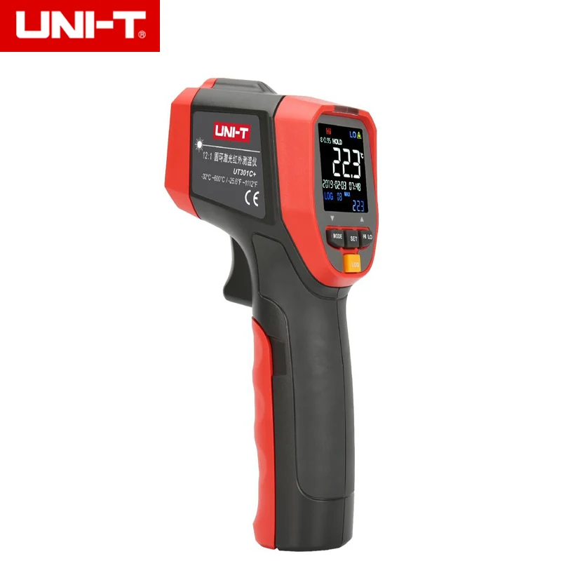 UNI-T UT301C+ 12:1 инфракрасный ИК-термометр лазерный температурный пистолет метр Диапазон-32~ 600 градусов