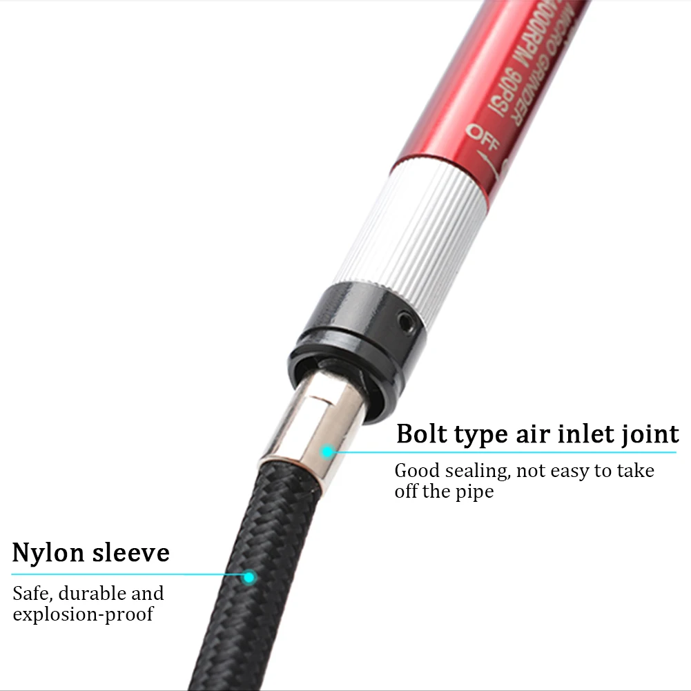 Professional Milling Engraving Pneumatic Practical With Wrench Mini Cutting Pencil Micro Air Grinder Set Grinding Handheld