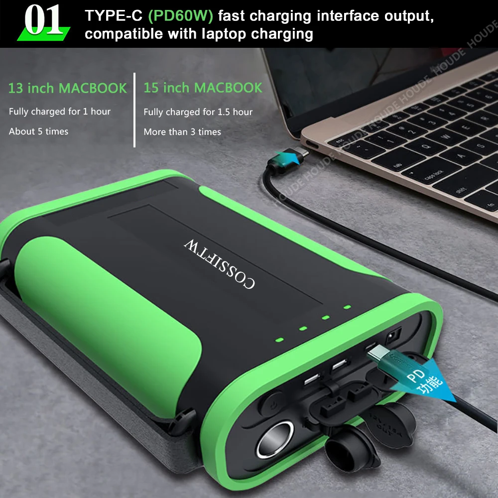 US $437.60 Solar Power Bank PD Function 96000mAh Mini Battery Power Generator Phone External Charger Portable Outdoor Travel