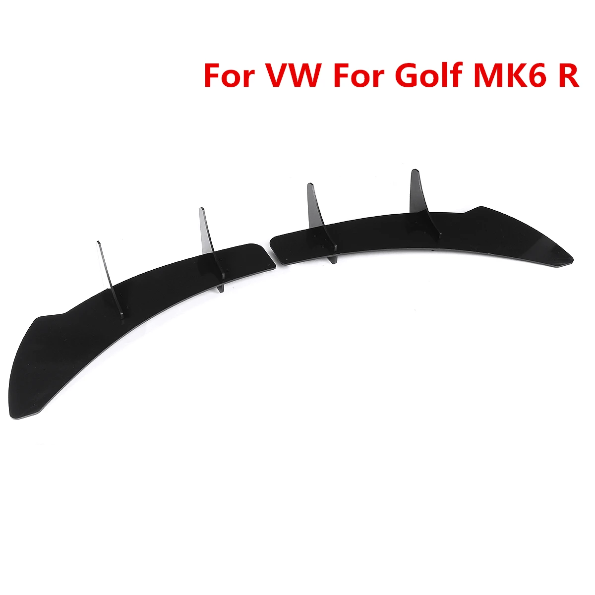 MK6/MK7/MK7.5 рассеиватель заднего бампера для губ и задней боковой разветвитель спойлер для Volkswagen для Golf MK7 GTI MK 7,5 R MK7 R MK6 R - Цвет: MK6 R