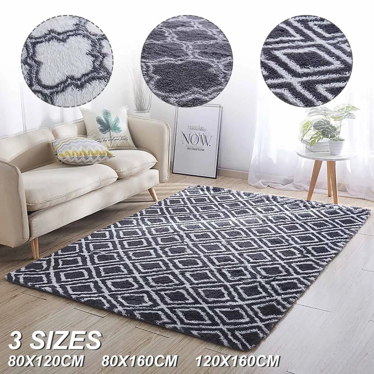Мягкий ковер из волокна, супер мягкий моющийся ковер, современные пушистые коврики, роскошные ковры для дома, кровати, гостиной, пола, украшения