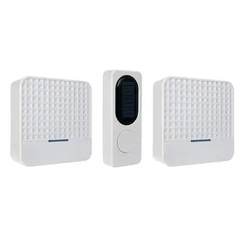

Solar Powered Wireless Doorbell Home Door Bell Safety Alert System with Night Light Waterproof Drop Shipping