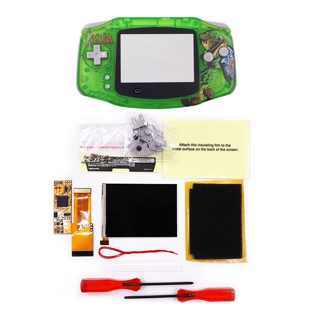 Níveis de Brilho Retroiluminação para Nintendo Lcd para Nintendo Gba com 10 Display Gameboy Advance Tela v2 Ips - Image 4