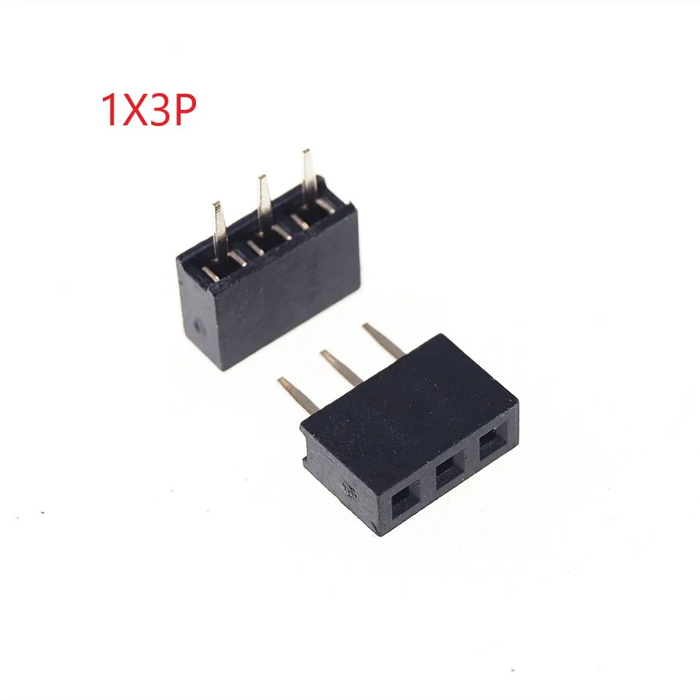 20 шт. 1x3 P 3-контактный разъем 2 0 мм PCB штыревые разъемы однорядные прямые сквозные
