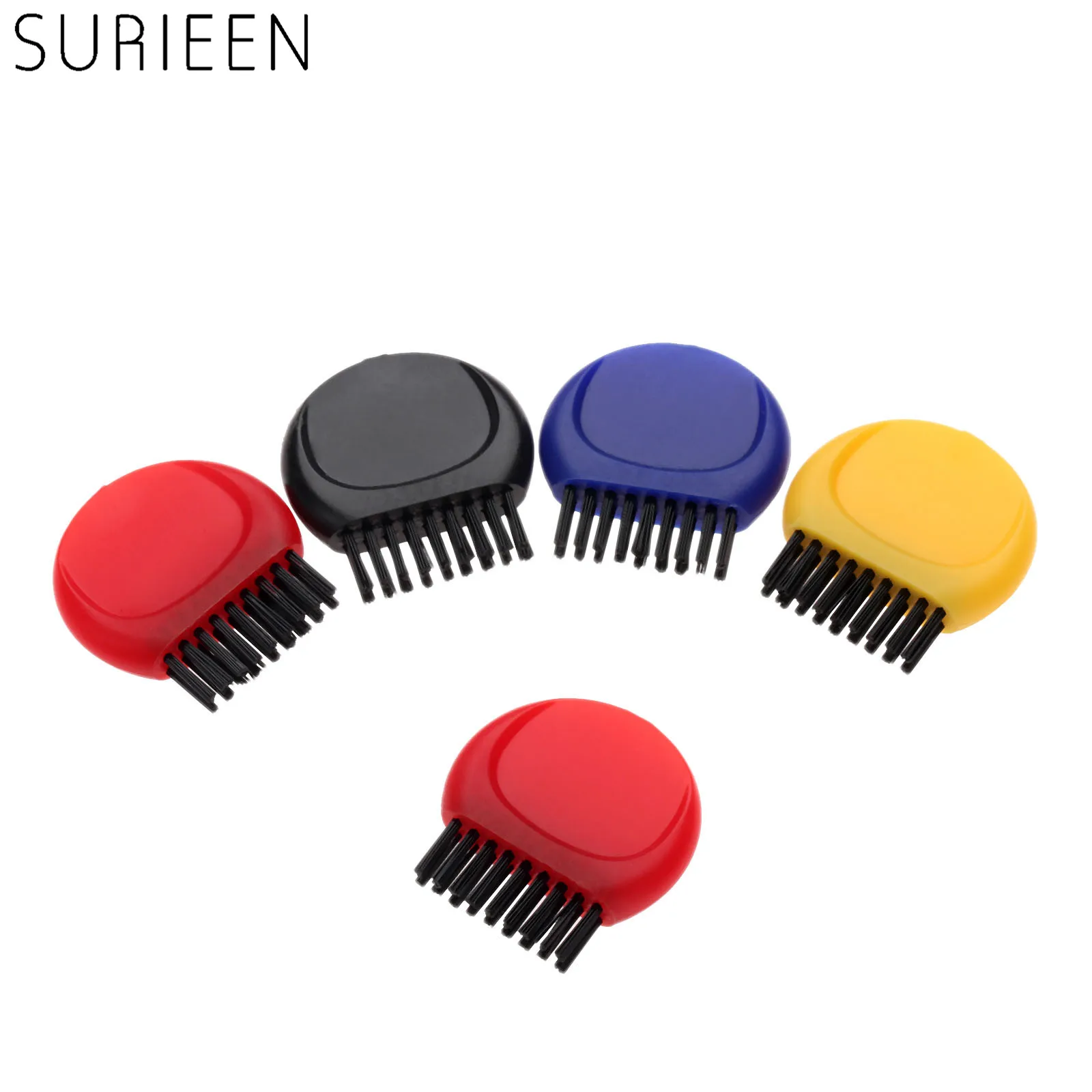 5Pcs/Set Mini Golf Club Brushes Finger Brush 8mm Bristles Height Fit for Cleaning Heads Ball and Shoes Training Aids | Спорт и