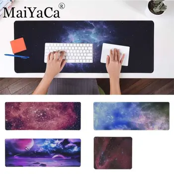 

MaiYaCa Personalized Cool Fashion Space stars Colors Blue Purple Stars Laptop Computer Mousepad mousepad