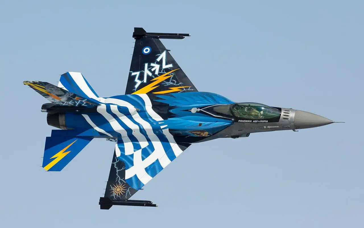 Эрпа греческие ВВС F-16C бои Сокол 1/72 литой самолет модель самолета