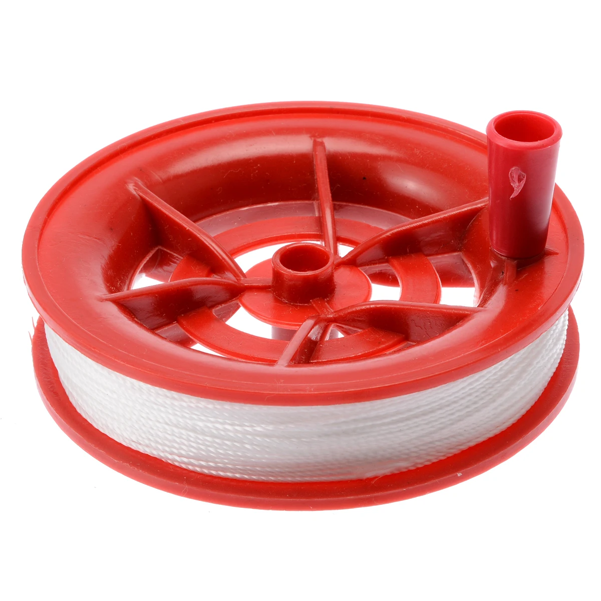 Mayitr 100M Flying Kite White Line String with Plastic Reel Handle Winder Grip Wheel Kite Accessories