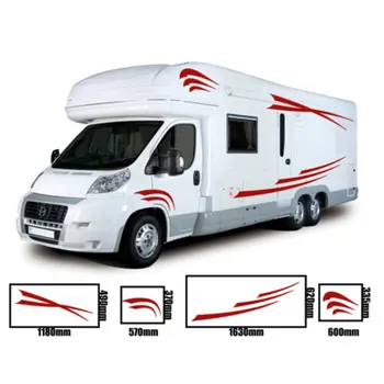 

MOTORHOME STRIPES - Camper Van Horsebox Caravan Decals RV Stickers Graphics fc-001