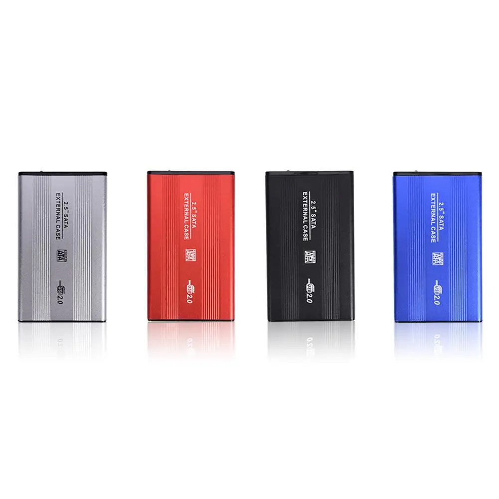 Алюминиевый 2," HD чехол HD HDD жесткий бокс USB2.0 SATA Caddy для Windows XP/Vista/Win7/Win8/Win10 Mac OS 8,6 с кабелем