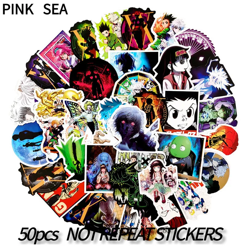 10/30/50pcs/set HUNTER X HUNTER Cartoon Anime Graffiti Stickers For Phone Skateboard Laptop Motorcycle Luggage Scrapbook Bicycle