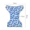 NEW Baby cloth diaper Digital printing diapers Washable Reusable Suede Cloth Pocket Diaper Cover One Size Nappy Baby Products ► Photo 3/6