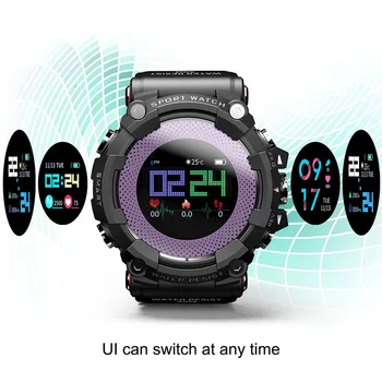

Colorful LCD Smart Watch LOKMAT MK23 Waterproof Sports SmartWatches Multi Faces Drink Water Sedentary Message Call Reminder