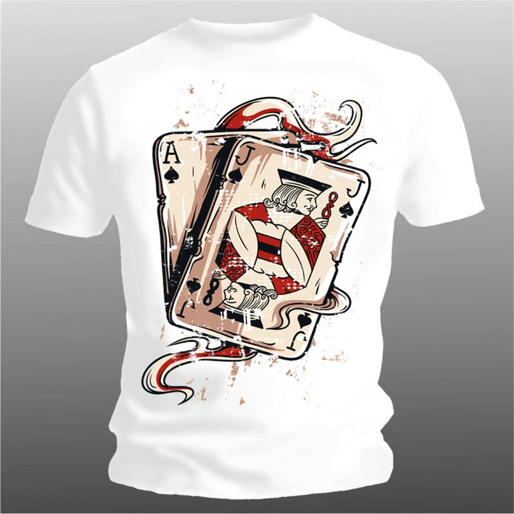 Divertente Плеер Футболка Carte Da Gioco карты Taglie S Xxl (Fino 3Xl Anche) мужская одежда футболка |
