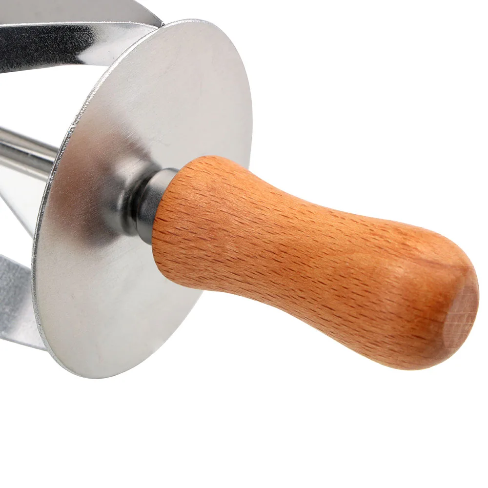 Pastry Rolling Cutter For Making Croissant Bread Dough Baking Tool Stainless Steel