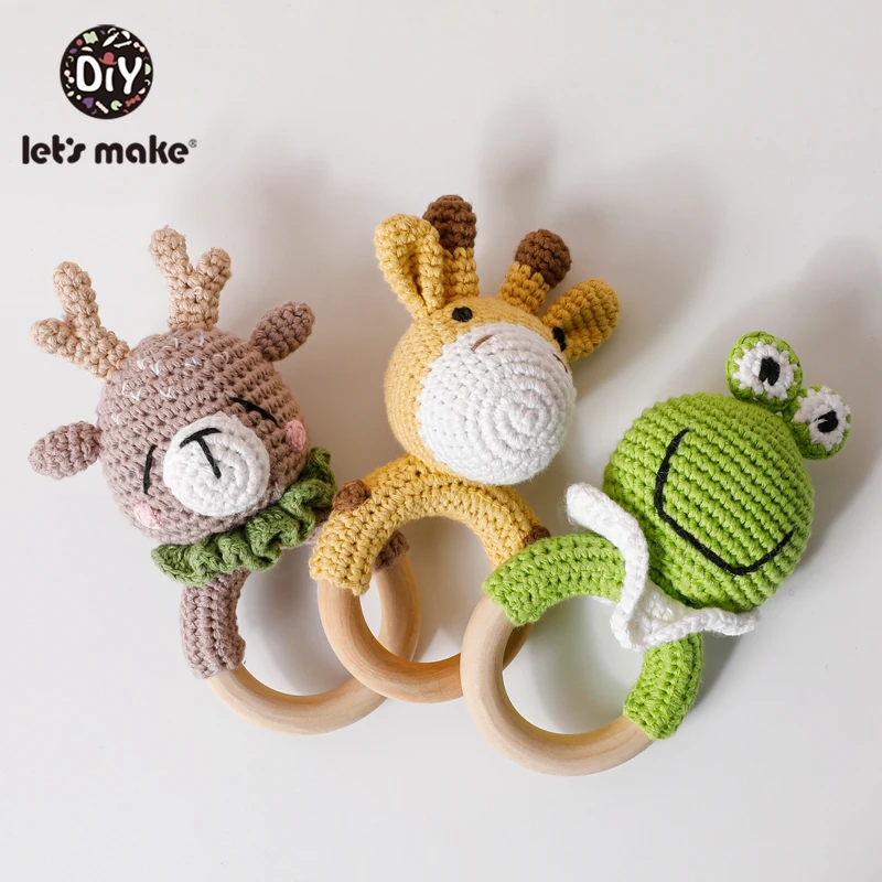Let's Make 1pc Baby Rattle Crochet 