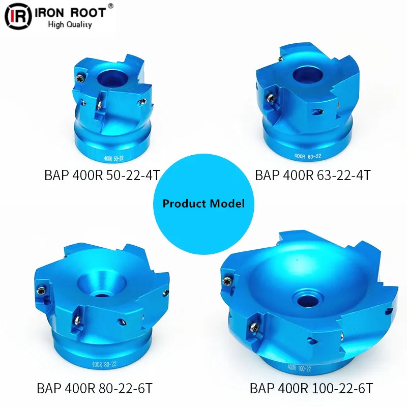 Фрезерные инструменты с ЧПУ BAP400R50-22-4T/63-22-4T/80-22-6T/100-22-6T алюминиевый фрезерный