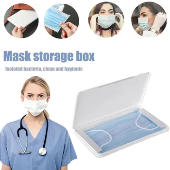 

Mask Case Household Moisture-proof Mask Box Go out Portable Dustproof Storage Mask Container Organizer Holds 3-5 Masks