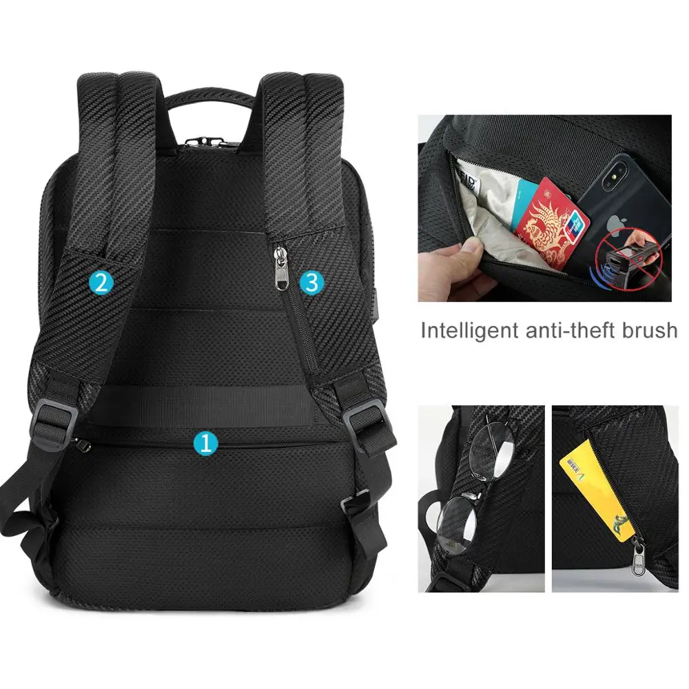 Tigernu Новый Usb зарядный 15 6 дюймовый рюкзак для ноутбука сумки водонепроницаемый